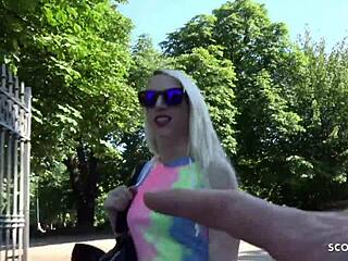 Teen Liz Talks to Fuck in German Scout Casting