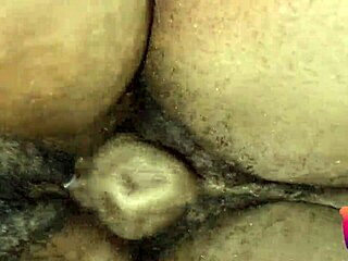 Hey, can you handle this clear view of hairy African pussy bent over?