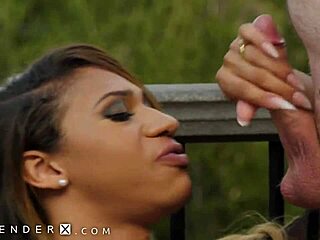 Summoned By Ebony Transgender In GenderX Encounter