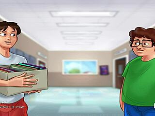 Summertimesaga Anime Teen Shows Off Big Tits And Ass