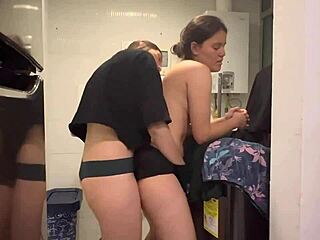 Man, I’m banging my stepsister hard in the laundry room! 🔥