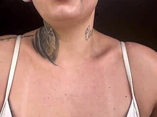 Bodybuilder With Big Natural Tits Exposed at Gym After Horny Workout