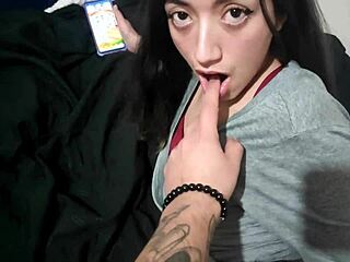 On her 18th birthday, the teen asks me for a university fuck and blowjob