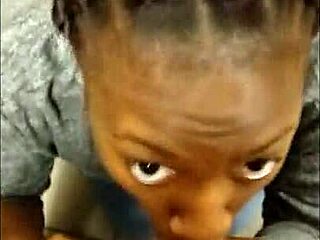 Wow, gorgeous ebony milf takes multiple cum shots!