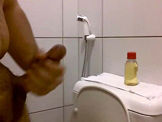 Oiled Handjob on Cock Ends with Cumshot