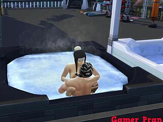 In naruto chapter 3, the sage seduces haku and they fuck like whores in every position, how she screams