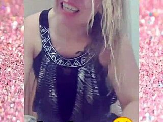 Blonde Milf Mistress Dominates Naughty Celebrity Flashing Pussy in Voyeur Exhibition