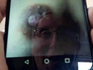 My wife gives a hot handjob show