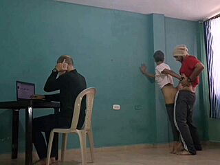 why does stepmother fuck stepson while his friend plays on computer?