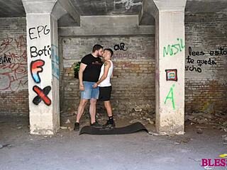 outdoor casting with vicious twink magic javi bent over for david luca