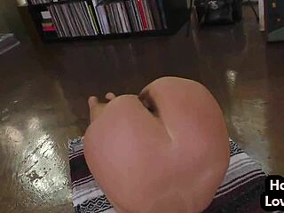 I'm The Yoga Babe, Givin' My Bf's Oiled Dick A Footjob An' Handjob