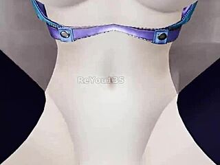 evelynn from league of legends teases with natural curves