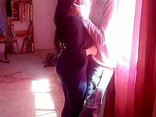 milf DANCES and SHAKES her ASS for the young guy she likes, then DEEPTHROATS his LONG DICK