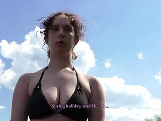 Do pekla, Natasha pózuje na rafte, vyzlieka sa v prírode.