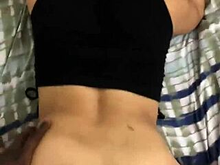 rootsgaia rides huge cock in homemade scene