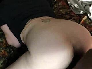 white girl moans while taking big black cock in doggystyle 😩