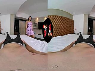 Sexy Latina delivers intense POV fucking in VR reality experience