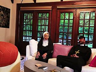 Nun Sucking and Face FUCKING for a Wild Easter Bash