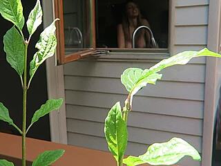 Nikki gets fucked doggystyle with her boobs bouncing