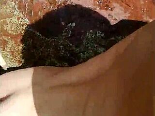 Sexy amateur girlfriend fucks ex's friend outdoors with wild blowjob and pounding