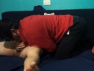 Straight Friend Gets Gay Blowjob