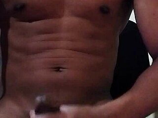 Explosive Cumshot After One Month Without Sex Training!