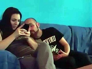 evening sofa sex with horny couple pamela sanchez 😈