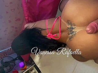 Vanessa Rafaella Shemale Feels Intense Bareback Cumshot From Daddy In Brazilian Crossdressing Scene