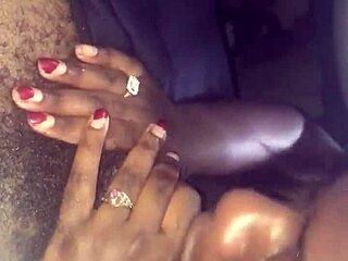 Feeling The Passion In The Car With Sloppy Blowjob