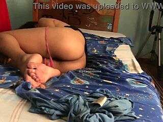 Latina's Ass Overflowing With Cum In Close-Up