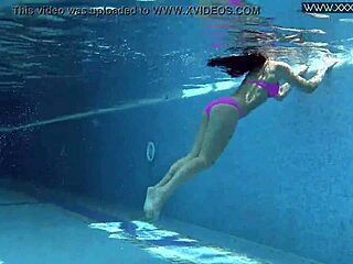 Jessica Lincoln ENJOYS BEING NAKED in the pool with friends