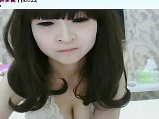 Wow, asian amateur shows big tits solo!