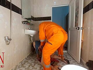 Housewife with no panties lures plumber into steamy action. What a tease!