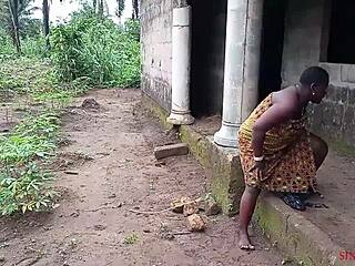 yo, african gift cleaned up real good before banging the king’s son outside in the open! man, that’s wild...