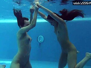 Mia Ferrari And Lina Mercury Intense Lesbian Shower