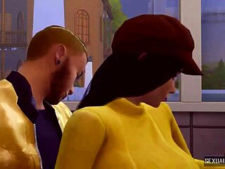 Piano teacher seduces student in class with hot sexual animations