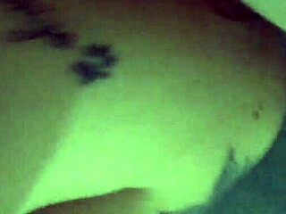 Unable to hold back, I cum on the monster cock