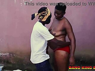 During easter holiday - amazing amateur ebony babe gives big cock next door neighbor her ass and moans - 4k 10inches bbc suck