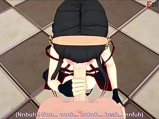 Yor Forger Gives Detailed Blowjob in POV Hentai Scene