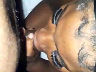 She Expertly Sucks Cock In Intense Blowjob Session