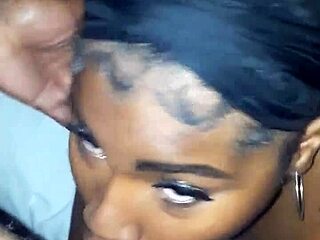 She Expertly Sucks Cock In Intense Blowjob Session