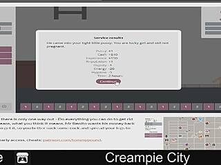 creampie city fills with erotic pleasure