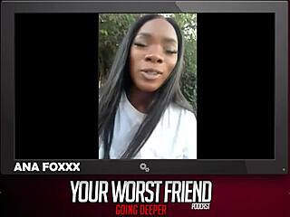 ana foxxx shares her casting interview as a petite ebony pornstar