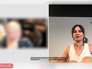 jeny smith practices english by teasing her teacher online