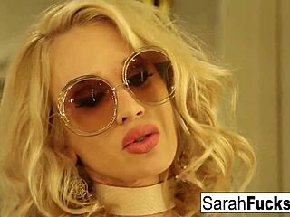 Sarah Jessie orders room service for a big black cock.