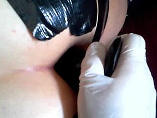 Extreme huge dildo in my ass for anal dilation 😈