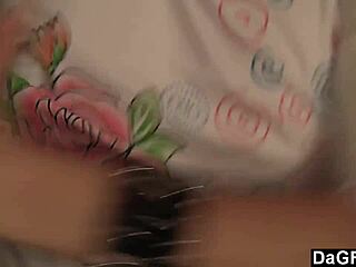 Young 18+ Brunette Lesbians Couple Having Fun