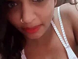 sexy sarika desi teen having dirty sex talk with step brother