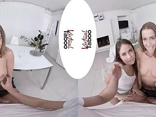 Virtual Taboo Features Shaved Pussy Blowjob And Handjob Crowd