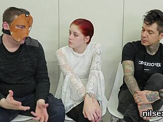 horny sweetie is brought in anal nuthouse for awkward therapy